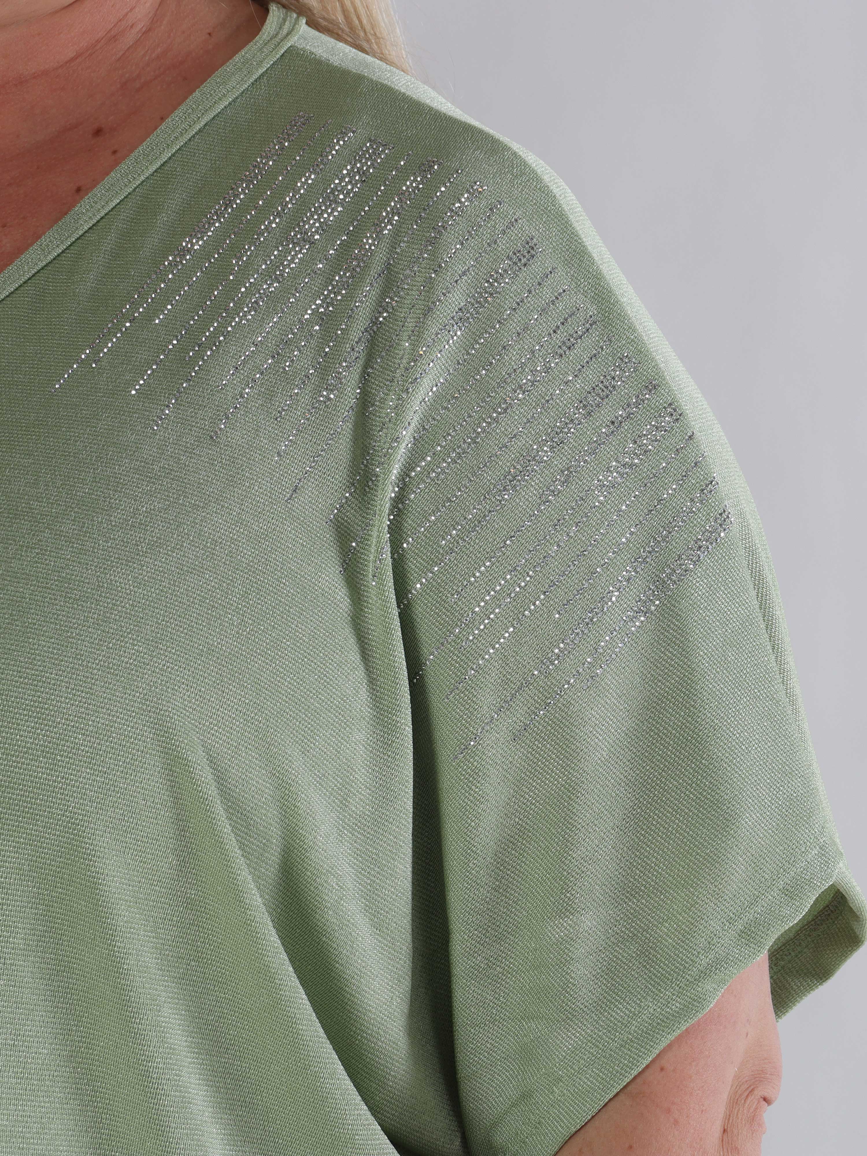 Phoebe - Viskose plus size tunikakjole similisten